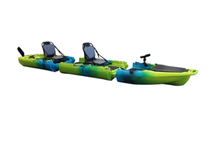 Nouveau Vicking Modulaire Amovible Tandem <span class=keywords><strong>2</strong></span> Personnes En Plastique Dur Pêcheur Kayak 14 FT <span class=keywords><strong>2</strong></span> ou 3 Section Pédale Kayak De Pêche avec Pédales - Product Image 2