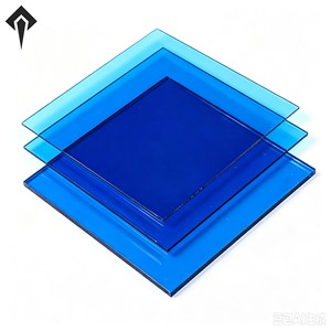 Panel de protección transparente de PC de colores, lámina transparente de policarbonato azul, procesada con precisión y personalizada. - Product Image 4