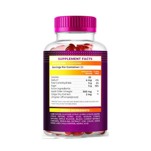 OEM ODM Private Label Contrôle de l'appétit Promouvoir la digestion Nettoyage Détox Keto ACV Gommes avec biotine - Product Image 6