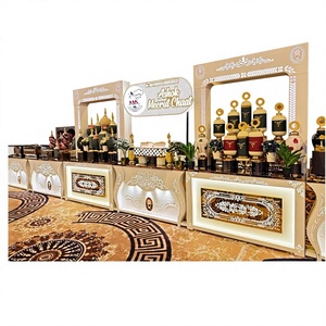 Pavillon MosaicMela Chaat de King International |   Comptoir de restauration pour événements de mariage indiens, en acier inoxydable, style classique moderne et orné - Product Image 1
