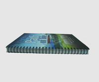 Cahier d'exercices d'activités relié en spirale en papier cartonné fantaisie imprimé en offset couleur CMJN pour les élèves
