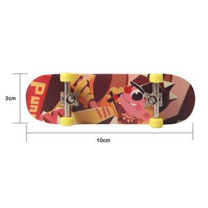 Mainan Skateboard Mini dewasa Rocker ganda kayu Maple kosong ringan pemasok kustom portabel - Product Image 2