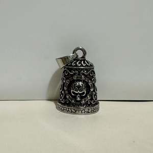 Porte-clés en acier inoxydable gravé, style vintage, avec clochette de moto, personnalisé pour Harley, pour le commerce extérieur - Product Image 2