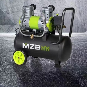 Compresor de Aire sin Aceite Mzb 110V 1650H 40L Tipo Paleta de Aleación de Aluminio para Herramientas Neumáticas, Pintura e Inflado de Neumáticos - Product Image 1