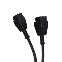 Cable adaptador cuadrado negro Autel Chrysler 12+8 para MS908 MS906 MaxiSys Pro Launch X431 Jeep Dodge Maserati, conector de diagnóstico