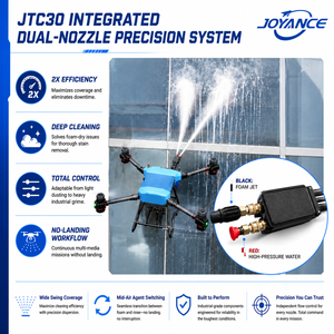 Drone de nettoyage à double rotor Jtc30 pour lavage de façades, équipement extérieur de bâtiment pour prestataires de services Jtc30 Dual - Product Image 2