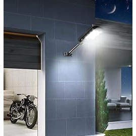 Lampione Solare da 12 Watt in ABS, 1200Lm 6000K IP65/66 Impermeabile per Giardino e Paesaggio Esterno con Alimentatore DC da 150W - Product Image 3