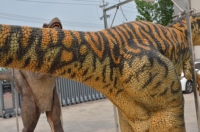 Costume réaliste de dinosaure T-rex avec pattes cachées pour spectacle sur scène, modèle animatronique de dinosaures pour amusement