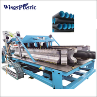 Macchina Estrusore per Tubi Corrugati a Doppia Parete in HDPE PP PVC / Linea di Estrusione Verticale