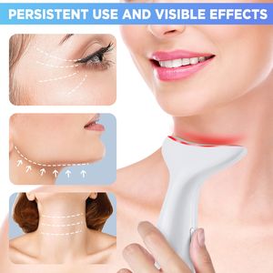 Masseur électrique sans fil intelligent à impulsions pour le cou, chauffant, vibrant, pour éliminer le double menton, masseur facial pour le cou et le dos avec chaleur - Product Image 4