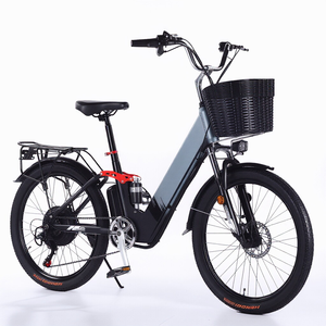 Bicicleta Eléctrica Deportiva de Montaña para Adultos con Marco de Acero al Carbono de 26*2.215 Pulgadas, Motor sin Escobillas, Batería de Litio de 36V y Doble Suspensión - Product Image 2