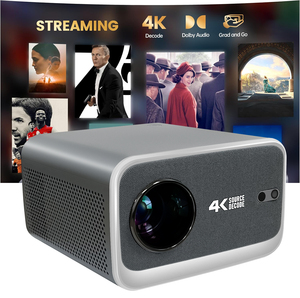 Proyector Inteligente P20 Android 13 4K2GB8GB de Fábrica OEM, <span class=keywords><strong>FullHD</strong></span> <span class=keywords><strong>1080P</strong></span>, 500ANSI Lúmenes, Enfoque Automático, Sonido Estéreo HiFi, Cine en Casa, para Interiores y Exteriores - Product Image 1