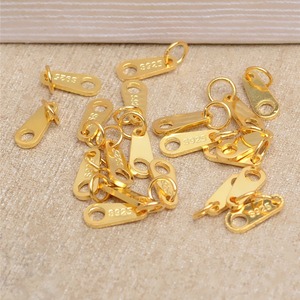 10 pièces Plaque de connexion en acier argenté S925 pour impression, petite, 6 mm, longueur 5460, pour collier DIY, pour femmes - Product Image 4