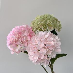 <b>Artificial</b> Hydrangea Flowers <b>Bouquet</b> Silk Flower High Simulation Wedding Decoration Home Decor Photography Cross Border E - Product Image 1