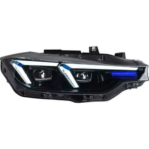 ชุดไฟหน้ารถยนต์แบบ LED รุ่น F30 F35 ปี 2013-2019 ซีรีส์ 3 อั<span class=keywords><strong>พ</strong></span>เกรดปี 2022 ดีไซน์ล่าสุด แบบพวงมาลัยซ้าย - Product Image 6