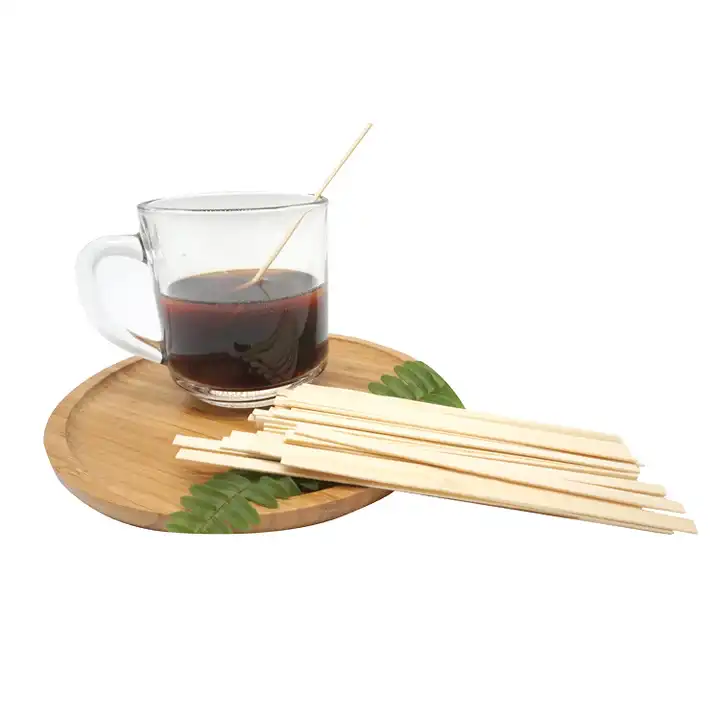 bamboo coffee stirrer mixer stick coffee stick disposable beverage