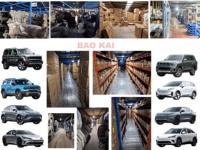 Rétroviseur latéral d'origine pour BAIC BJ30 / BJ30e 2024-2025 avec caméra 360° et chauffage, couleur argent, neuf, pièces automobiles authentiques
