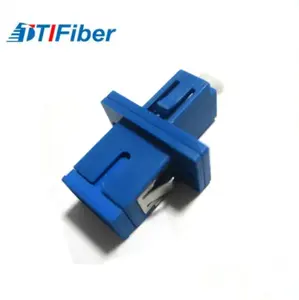 Singlemode LC - SC Simlex Hybrid Plastic Fiber Optic Adapter