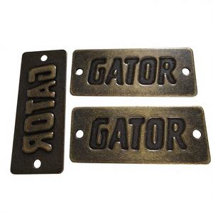 Targa in Metallo 3D Personalizzata con Logo, Placcata in Oro, Stampa UV, Elettroformata, in Rilievo, OEM ODM, Riempita d'<span class=keywords><strong>Olio</strong></span> per Branding Prodotti - Product Image 1