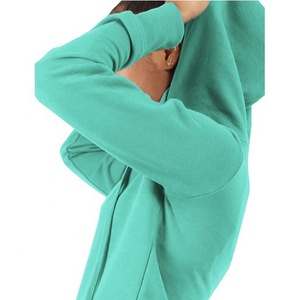 Sweat à capuche uni zippé pour femme, en polaire, manches longues, poche avant, doux, extensible, confortable, grandes tailles du S au XL - Product Image 2