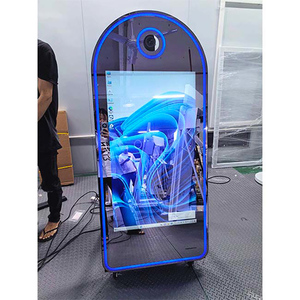 Miroir magique pour selfie, photomaton avec appareil photo, impression instantanée, métal et verre trempé, capacité de 5 à 6 personnes pour les événements de mariage - Product Image 3