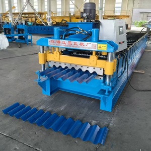Máquina Formadora de Paneles Metálicos para Techos <span class=keywords><strong>IBR</strong></span>, Prensa de Rodillos para Tejas Trapezoidales - Product Image 4