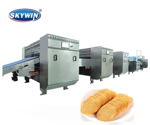 New industrial Used Gas Tunnel Oven with Competitive price Fully Hard and Soft Cookie Biscuit Production Line Biscuit Plant