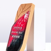 Trophée en cristal transparent plaqué or, écologique, pour la remise des prix sportifs, la musculation, la gymnastique et les jeux de fléchettes - Vente en gros