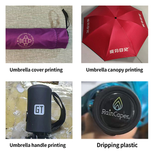 Sombrilla Publicitaria Moderna Personalizada <span class=keywords><strong>de</strong></span> Tubo <span class=keywords><strong>de</strong></span> Hierro con Protección UV, Diseño Plegable, Resistente al Viento, Portátil para Viajes, Sombrillas al por Mayor - Product Image 3