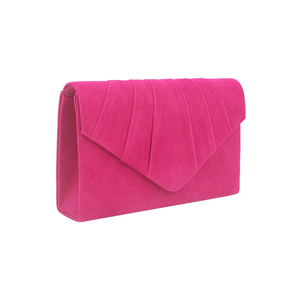 Sacs de soirée en daim de luxe mariée estampillés à la main or femme sac à main froncé <span class=keywords><strong>pochette</strong></span> concepteur sacs de mariage pour femmes personnalisés - Product Image 1