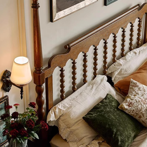 Juego de Muebles para <span class=keywords><strong>Dormitorio</strong></span>, Estilo Moderno Americano, Cama Moderna, Estructura de Cama de Madera Resistente Tamaño Queen para <span class=keywords><strong>Dormitorio</strong></span> Familiar - Product Image 6