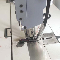 Machine à coudre industrielle avec point noué à double aiguille pour siège de voiture en PVC tapisserie d'ameublement en cuir Accessoires d'intérieur de voiture