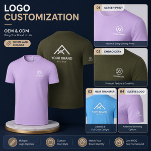 T-shirt personnalisé avec logo, 210 GSM, mélange de coton Lyocell, tailles XS-6XL, grandes tailles, 16 couleurs, OEM ODM, ultra doux, respirant, tee-shirt uni - Product Image 2