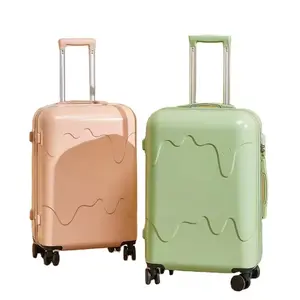Borsa da viaggio colorata ABS Trolley borse da viaggio con ruota universale per ragazze e donne borsa da viaggio