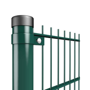 Maille pliée esthétique de parc industriel clôturant le service de modélisation 3D en bois traité thermiquement vigoureux pour la clôture de site - Product Image 4