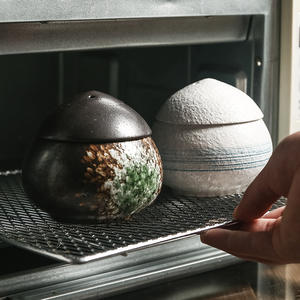 Tazón de cerámica para el hogar <span class=keywords><strong>con</strong></span> tapa, cuencos de <span class=keywords><strong>sopa</strong></span> japoneses, fideos instantáneos, <span class=keywords><strong>huevo</strong></span> al vapor sobre agua, olla para estofado, tazón Matcha - Product Image 5