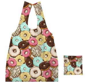 Hot Selling Custom Logo Polyester Foldable Vest Tote Reusable Recyclable Economical Option Customized Design Shopping <b>Bag</b> - Product Image 5