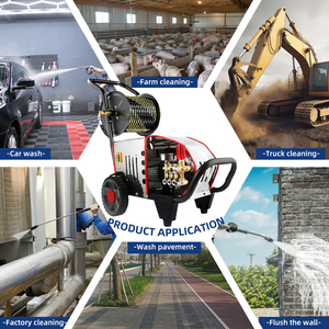 कार की सफाई के लिए पोर्टेबल दबाव वॉशर 220v इलेक्ट्रिक हाई प्रेशर पावर वॉशर - Product Image 6