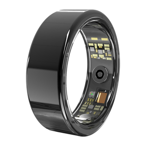 Anillo de monitoreo inteligente-Rastreador de ejercicios para hombres con frecuencia cardíaca Presión arterial SpO2 Análisis del sueño Contador de pasos Calculadora de calorías - Product Image 1