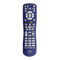 Control Remoto Azul URC-7710 con Alcance de 3.6 m Compatible con Samsung Sanyo para TV y Decodificadores