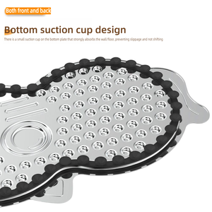 Großhandel neues Design tragbare Edelstahl Haustier lecken Matte Anti-Rutsch-Saugnapf umwelt freundliche Slow Feeder Hund/Katze trocken & nass - Product Image 4