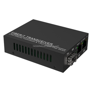 Transceptor Óptico Gigabit OEM/ODM 1G2E, Conversor de Medios de Fibra a Ethernet con 1 Puerto SFP+ y 2 Puertos RJ45 - Product Image 3