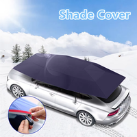 Parasol automatique extérieur pour véhicule, résistant aux déchirures, avec toile de rechange, protection UV, abri mobile pour voiture, tente de toit.