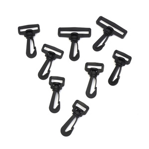 Domai <b>Plastic</b> Swivel <b>Hook</b> Clasp Bag Accessories Luggage <b>Hooks</b> Black 5 Pack - Product Image 4