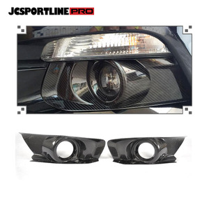 Sợi Carbon phía trước Sương Mù Ánh sáng Bìa Trims cho Ford Mustang GT <span class=keywords><strong>copue</strong></span> chuyển đổi 15-17 - Product Image 1