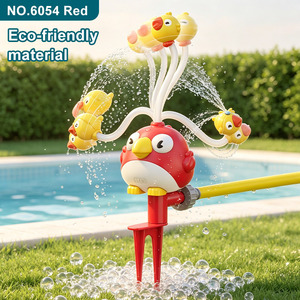 LEZA BABY Arroseur Rotatif de Jardin pour Enfants, Motif Oiseau de Dessin Animé, avec Piquet de Fixation au Sol – Nouvelle Collection à Succès - Product Image 5