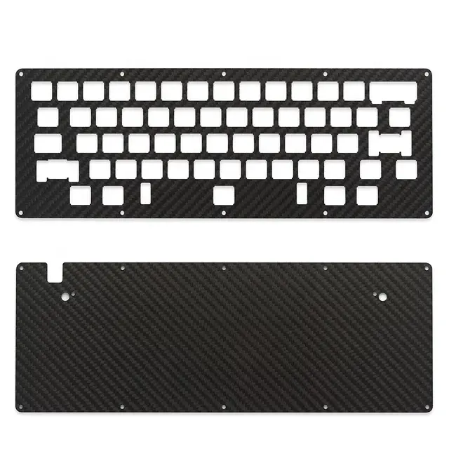 China supplier CNC Cutting Carbon Fiber sheets for keyboards 1.5mm