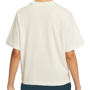 T-shirt pour femme à manches courtes avec logo personnalisable, couleur unie, grande taille, pour l'été - Product Image 2