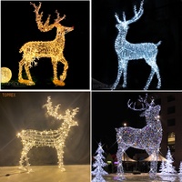 Éclairage festif de parc extérieur, motif lumineux LED, écureuil géant pour jardin municipal, fournisseur de décorations de Noël pour paysages hivernaux féeriques