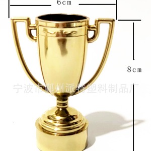 Little Golden <b>Cup</b> Plastic <b>Trophy</b> Awards Business Gifts Durable Digital Printing Logo Customizable - Product Image 5
